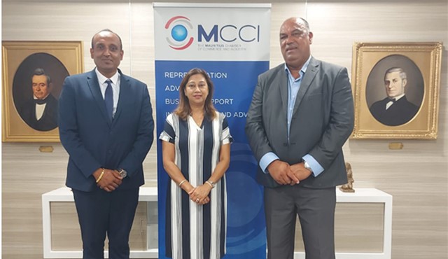 Collaboration : Chief Commissioner of Rodrigues Meets the MCCI