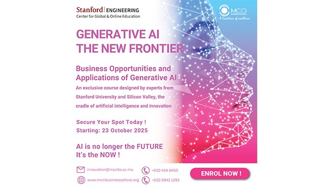 MCCI Business School Launches New Stanford Programme on Generative Artificial Intelligence