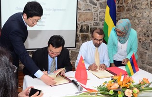 First Round of Discussions on the Mauritius-China FTA