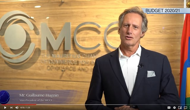 Budget 2020/21: Réaction de Guillaume Hugnin, Vice-Président de la MCCI
